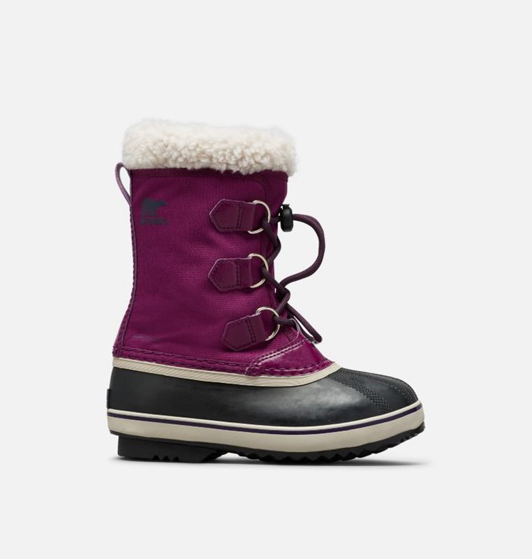 Sorel Barn Vinterkängor Lila/Svarta - Youth Yoot Pac™ Nylon - EGW-372584